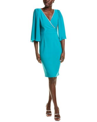 Joseph Ribkoff Studded Neckline Midi Dress
