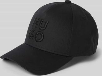 HUGO BOSS Basecap mit Label-Stitching Modell Jude in Black, Größe 1