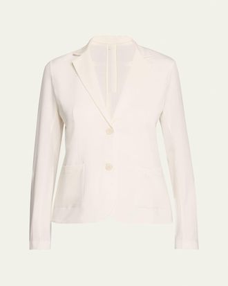 Majestic Filatures Soft Touch Two-Button Blazer