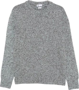 Doppiaa Truien & Vesten, Heren, Blauw, L, Marl-brei Trui met Ronde Hals