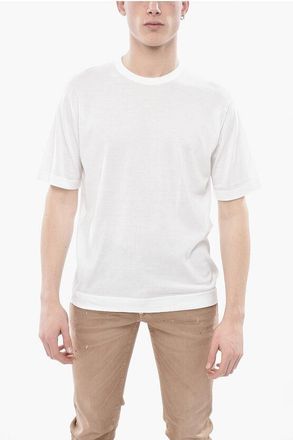 John Smedley Solid Sea Island Cotton Crewneck T-Shirt size Xxl