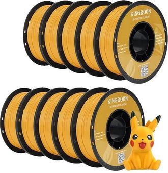 OEM Filamento Para Impresora 3d, Bobina De 10 Kg, 1,75 Mm De Di&aacute;metro, Pla 10 Kg Naranja