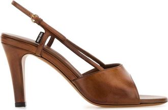 Miu Miu Brown Leather Heels
