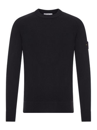 Stone Island RWS LIGHTWEIGHT PURE WOOL CREW NECK SWEATER - Stone Island - Man