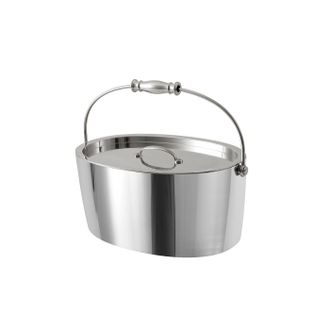 Fortessa Crafthouse by Fortessa 12 x 5.25 Ice Bucket w/Handle and Drain Tray, Stainless