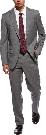 Zanetti 2pc Wool Suit with Flat Front Pant