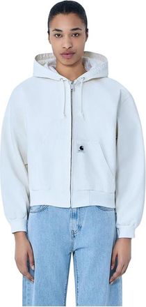 Carhartt Work in Progress OG Active Jacket - Dames - Vesten met rits - Wit - M - Katoen - Hoodies & sweatvesten