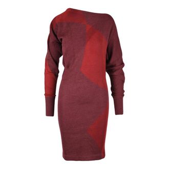 Philosophy di Lorenzo Serafini Kleedjes, Dames, Rood, M, Wol, Asymmetrische Lange Jurk