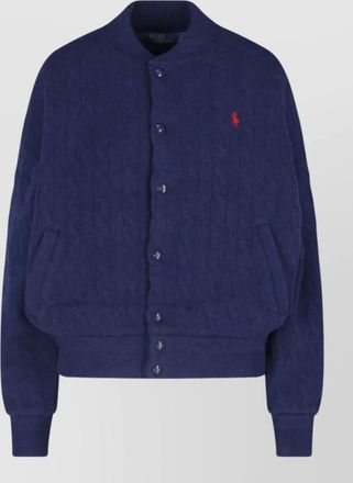 Polo Ralph Lauren cable knit sweater ribbed cuffs hem