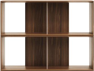 K Home Regalmodul Set 1 Litty, Nussbaum - 101 x 76 cm