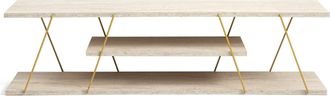 Hanah Home Soporte De Tv De Madera canaz - 120 X 30 X 33 Cm - Travertino