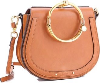 Chloé Nile Leather Medium crossbody bag - Brown