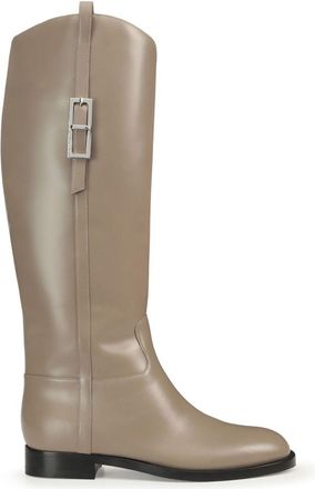 Sergio Rossi 20mm Sr Nora boots - women - Kid Leather/Calf Leather/Leather - 35.5 - Neutrals