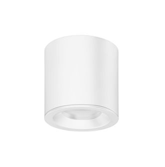 Forlight Fab - Foco De Techo De Superf&iacute;cie Tubular De 85mm De Di&aacute;metro Para Bombilla Gu10 En Color Blanco - Forlight
