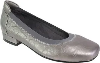 David Tate Arch Pump in Gunmetal Leather at Nordstrom, Size 7.5