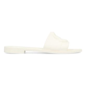 Moncler Sliders, female, White, 3 UK, Mon Rubber Slides