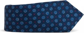 Kiton Cravatta in seta Azzurro-rosso Kiton Uomo