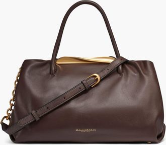 DKNY Poplin Small Satchel in Umber at Nordstrom