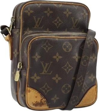 Louis Vuitton Pre-owned Cross Body Bags, female, Brown, Size: ONE SIZE Pre-owned Vintage Monogram Shoulder Bag