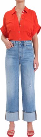 Daze Eastside High Rise Loose Jean In Be Mine Vintage