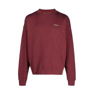 Off-white Sweatshirts, male, Red, Size: XL Bags