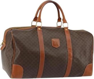 Celine Pre-owned Weekend Bags, female, Brown, Size: ONE SIZE Pre-owned Plastic Weekend Bag