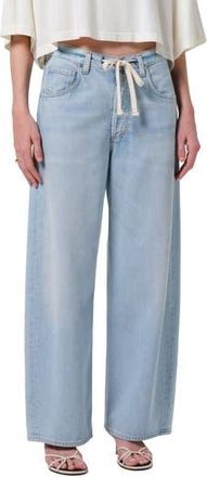 Citizens Of Humanity Brynn Drawstring Waist Wide Leg Jeans in Portola at Nordstrom Rack, Size 27
