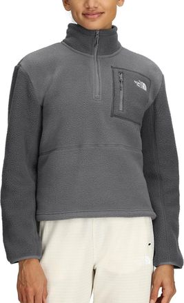 The North Face Yumiori Jacket Womens Smoked Gray Long Sleeve 1/4 Zip GBO3874