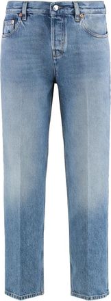 Gucci Klassieke Denim Straight-Leg Jeans - Dames - Regular Fit Jeans - Blauw - W28 - Denim - Jeans