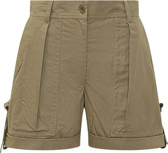 Isabel Marant Green Solid Shorts