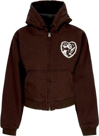Obey Donna, Felpe, Marrone, S, new