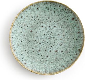 AM.PM Set van 4 dessertborden in ge&euml;mailleerd aardewerk, Fara