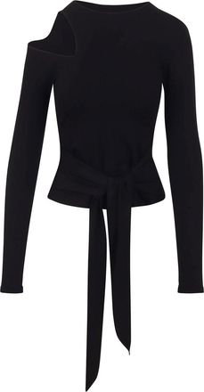 Federica Tosi Sweater with cut-out shoulder detail
