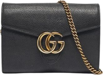 Gucci Pre-owned GG Marmont WOC - - Pre-owned - Donna - Nero - ONE SIZE