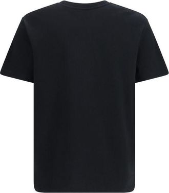 Balmain Mens Black Cotton T-Shirt