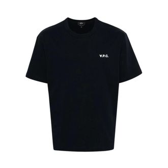 A.P.C. T-Shirts, male, Black, Size: XL Boxy Petit VPC T-shirt