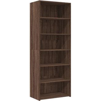 vidaXL Credenza Rovere Marrone 70x41x185 cm in Legno Multistrato - Vidaxl