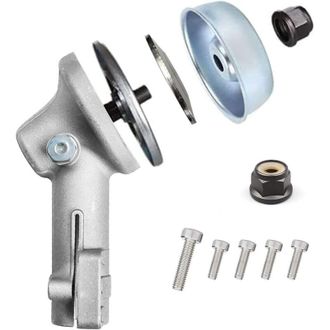 Elle Cabezal De Engranajes Para Desbrozadora - 10 Dientes - Eje Cuadrado De 25,4 Mm - Aluminio Ligero Y Duradero - Compatible Con Fs56, Fs70, Fs91, Fs120, 