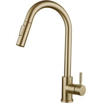 OEM Grifo De Cocina T&aacute;ctil Con Rociador Extra&iacute;ble, Grifo Monomando Para Fregadero De Cocina De Estilo R&uacute;stico Moderno -crezuo
