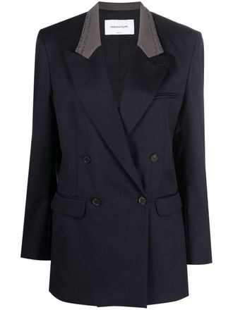 Fabiana Filippi Blazer doppiopetto - Blu