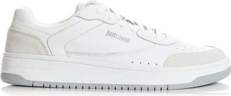 Just Cavalli Perforated Sneakers - Heren - Sneakers - Wit - 41 EU - Leer - Schoenen