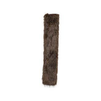 Betta Corradi Bufanda de piel sint&eacute;tica - Accessories - Mujer - Marr&oacute;n - ONE SIZE