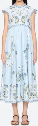 Sea New York Audra Midi Dress In Blue