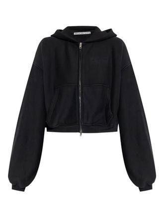 Alexander Wang zip-up hoodie - Black