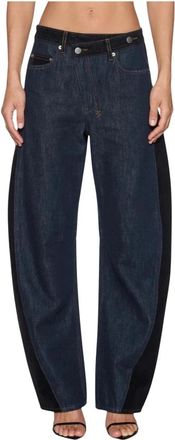 Ksubi Barrel Jean Vixen Spliced - Dames - Loose Fit Jeans - Blauw - W26 - Katoen - Jeans