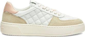 Stuart Weitzman Gewatteerde sneakers met plateauzool - Beige