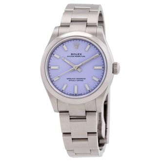 Rolex Oyster Perpetual Automatic Chronometer Purple Dial Ladies Watch M277200-0014