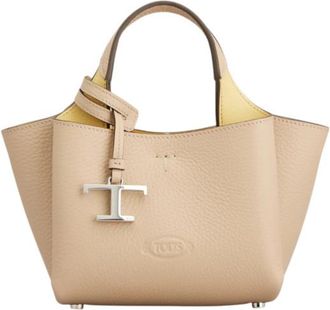 Tod's Natural Logo Micro Tote