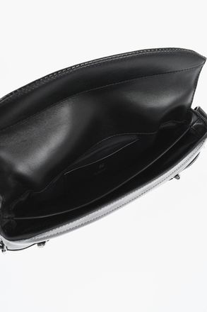 Givenchy Borsa A Spalla In Pelle Laminata Con Dettagli Fibbie Givenchy