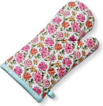 Tag In Bloom Oven Mitt Multi Cotton Spring in Pink at Nordstrom